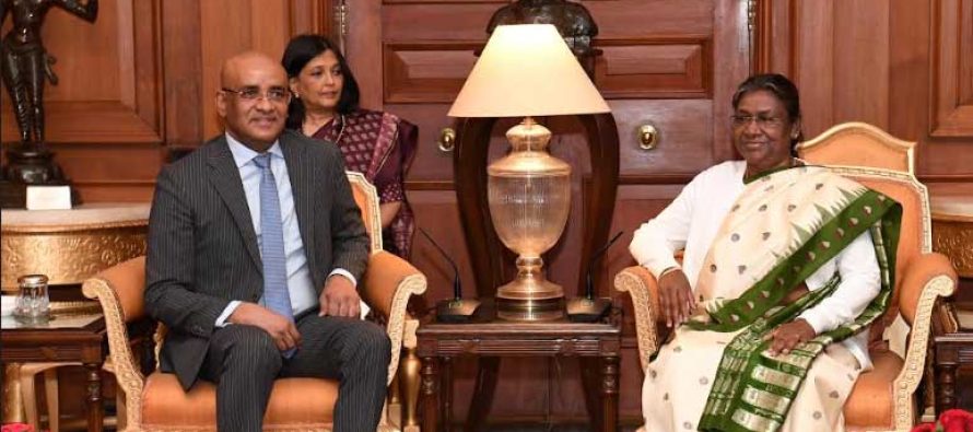 Vice President of the Guyana calls on the President