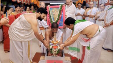 Akhand Bhajan begins at Janardhan Temple in Amravati, Kochi