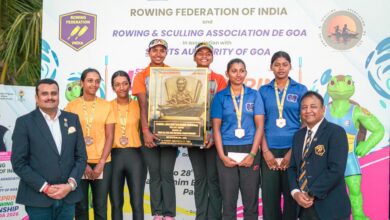 Maharashtra wins Parrikar Trophy at Beach Sprint Rowing Nationals in Goa